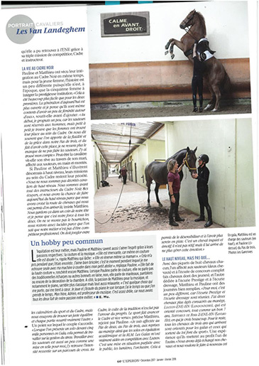 Matthieu et Pauline Van Landeghem article